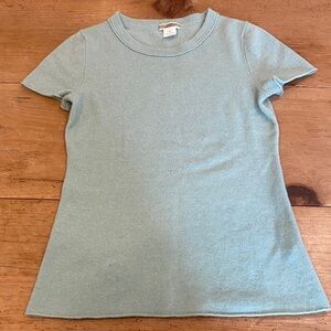J. Crew Soft Green Cashmere Sweater